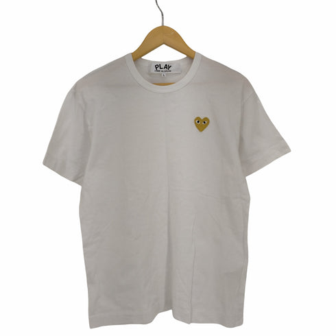 プレイコムデギャルソン PLAY COMME des GARCONS GOLD HEART ゴールドハート クルーネックTシャツ メンズ JPN:L