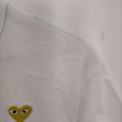 プレイコムデギャルソン PLAY COMME des GARCONS GOLD HEART ゴールドハート クルーネックTシャツ メンズ JPN:L