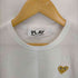プレイコムデギャルソン PLAY COMME des GARCONS GOLD HEART ゴールドハート クルーネックTシャツ メンズ JPN:L