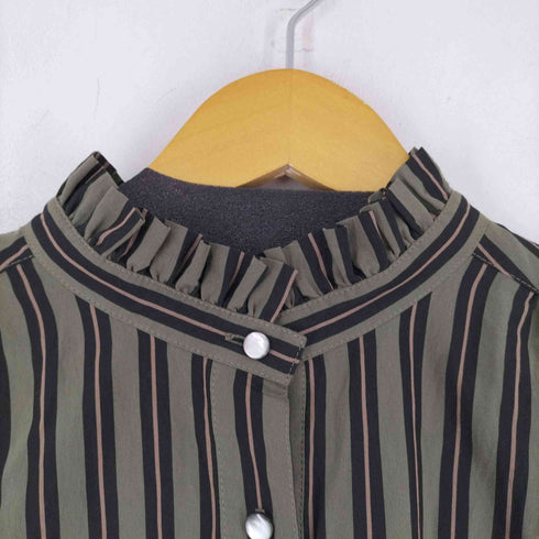 アーペーセー A.P.C. ROBE CHRISTINA 20A ストライプ レーヨンシャツワンピース レディース JPN:36