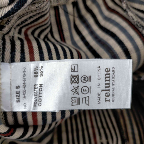 ジャーナルスタンダードレリューム JOURNAL STANDARD relume CALIFORNIAパターンシェフパンツ レディース JPN:S