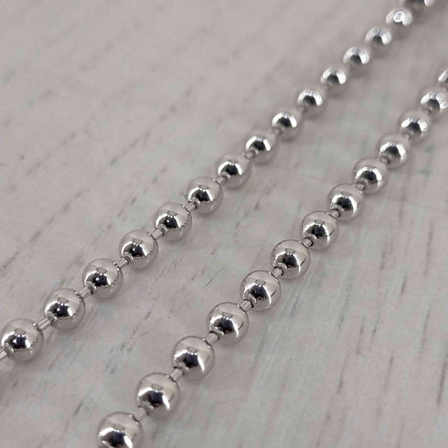 MAYU ball chain bracelet 18cm / Silver レディース