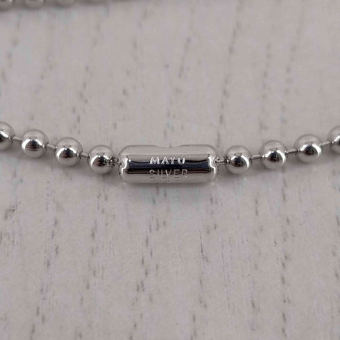 MAYU ball chain bracelet 18cm / Silver レディース