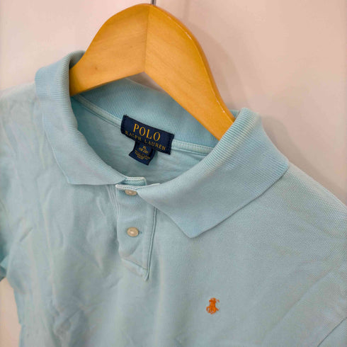 ポロラルフローレン POLO RALPH LAUREN ポニー刺繍 鹿の子ポロシャツ レディース import:XL