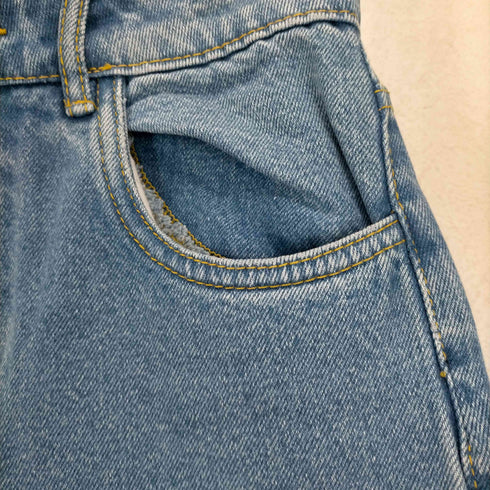 ザラ ZARA サイドボタンデニムパンツ レディース JPN:36