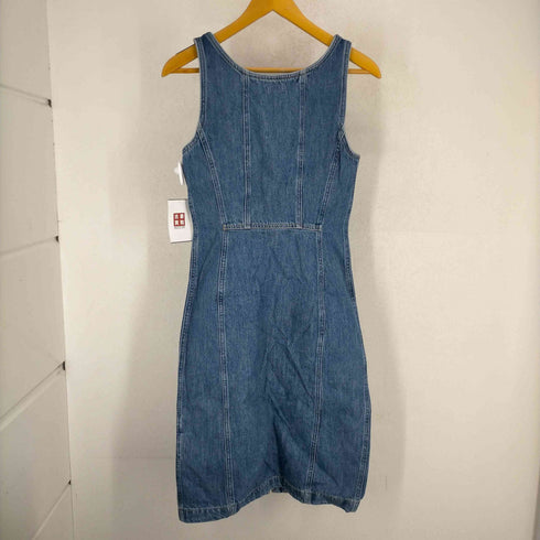 リーバイス Levis ノースリーブ フロントボタン デニムワンピース レディース import:XS
