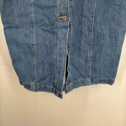 リーバイス Levis ノースリーブ フロントボタン デニムワンピース レディース import:XS