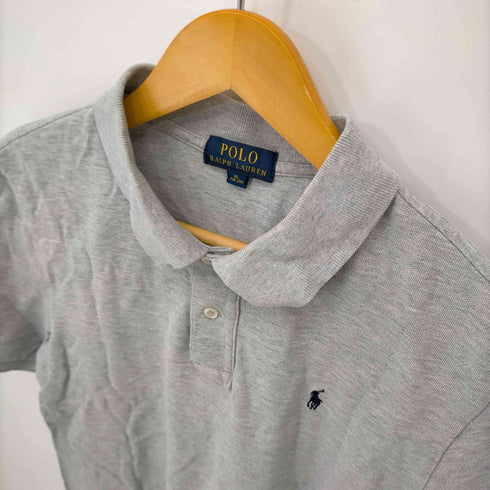 ポロラルフローレン POLO RALPH LAUREN ポニー刺繍 鹿の子ポロシャツ レディース import:XL