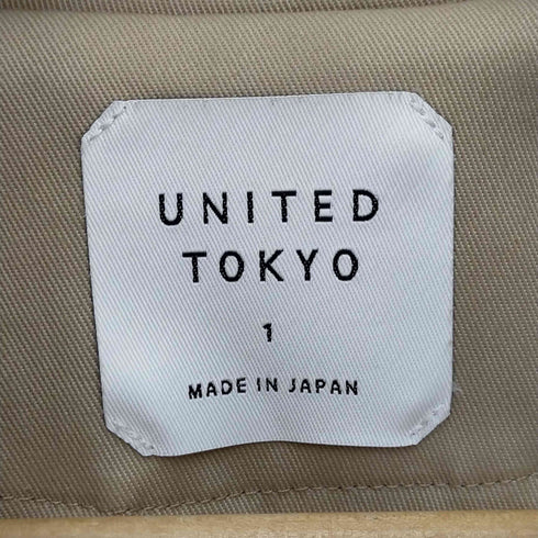 ユナイテッドトウキョウ UNITED TOKYO ハイカウントギャバジンコート メンズ 1