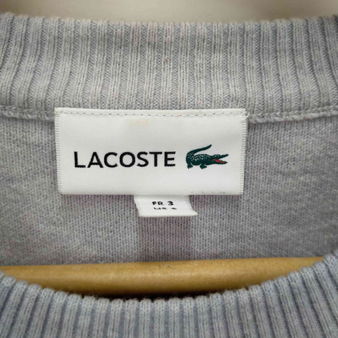 ラコステ LACOSTE マルチワニロゴクルーネックニットセーター メンズ JPN:S