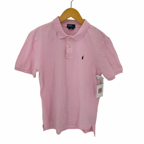 ポロバイラルフローレン Polo by RALPH LAUREN ポニー刺繍 鹿の子ポロシャツ レディース import:XL