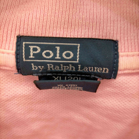 ポロバイラルフローレン Polo by RALPH LAUREN ポニー刺繍 鹿の子ポロシャツ レディース import:XL