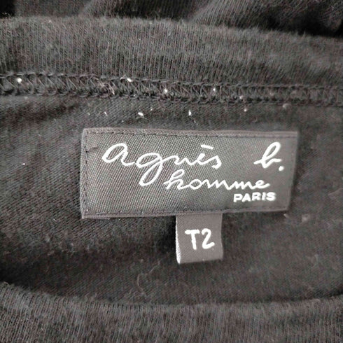 アニエスベー agnes b. クルーネック長袖カットソー レディース T2