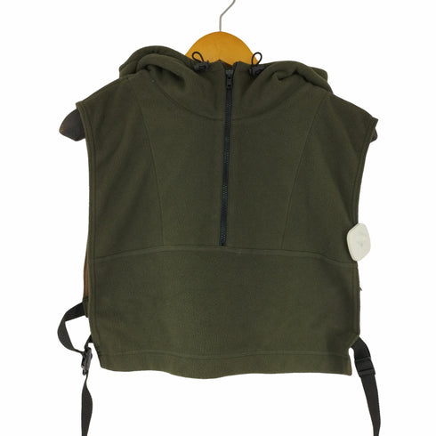 ノートエシロンス note et silence ノースリーブ ハーフジップ フリースフーディ レディース FREE