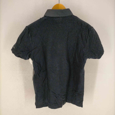 バーバリーブラックレーベル BURBERRY BLACK LABEL ロゴ刺繍S/S ポロシャツ メンズ JPN:2