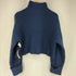 マウジー moussy BUTTON UP HI NECK セーター (NVY) レディース FREE