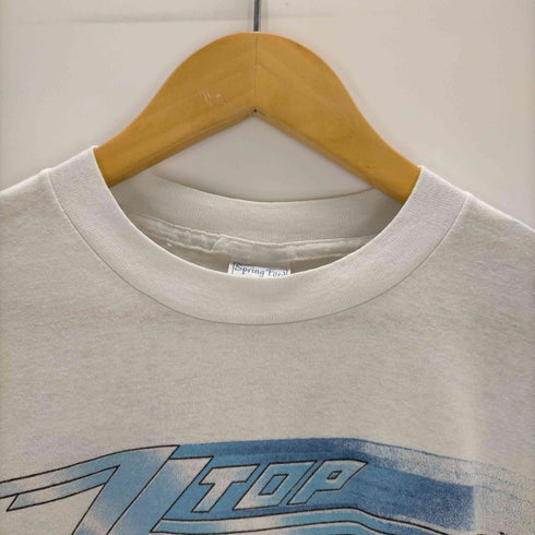 スプリングフォールドクラシック Spring Ford CLASSIC 80s USA製 1986コピーライト ZZ Top Paper Thin 50/50 Tee ファラオプリントカットソー メンズ JPN:XL