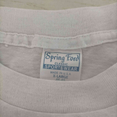 スプリングフォールドクラシック Spring Ford CLASSIC 80s USA製 1986コピーライト ZZ Top Paper Thin 50/50 Tee ファラオプリントカットソー メンズ JPN:XL