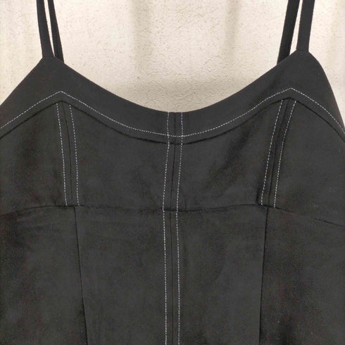 ザラ ZARA フェイクスエード キャミワンピース レディース import:L