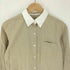 アクアスキュータム AQUASCUTUM L/S コットン ストライプ クレリック シャツ レディース