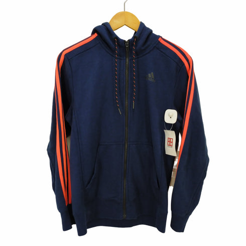 アディダス adidas サイドストライプフルジップアップパーカー メンズ M