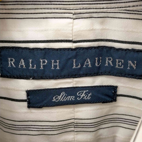 ラルフローレン RALPH LAUREN Slim Fit ストライプレギュラーシャツ レディース JPN:S