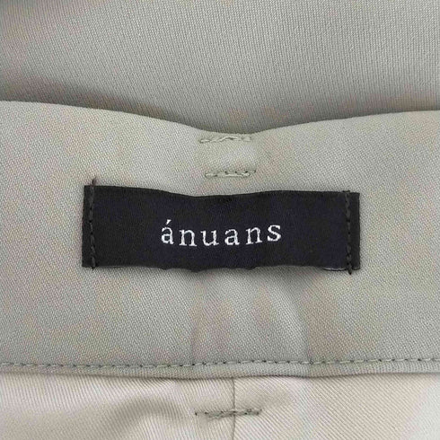 アニュアンス anuans ダブルクロスボックスタックパンツ レディース JPN:S