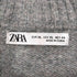 ザラ ZARA ジップアップ ウールニットブルゾン メンズ import:XL
