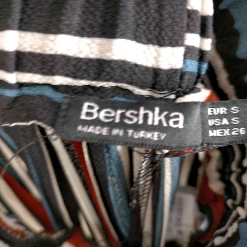ベルシュカ BERSHKA マルチカラーストライプパンツ レディース JPN:S