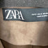 ザラ ZARA FAUX SUEDE WAISTCOAT スウェードロングベスト メンズ JPN:S