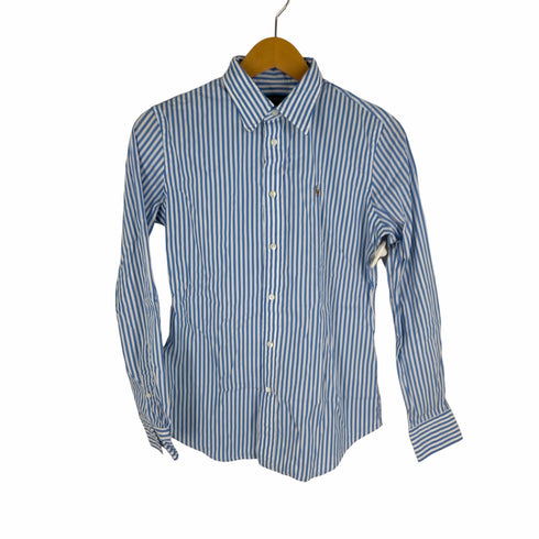 ポロラルフローレン POLO RALPH LAUREN ポニー刺しゅうストライプ柄シャツ メンズ JPN:4