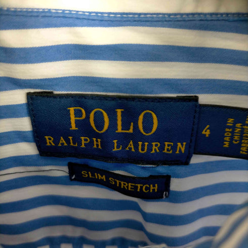 ポロラルフローレン POLO RALPH LAUREN ポニー刺しゅうストライプ柄シャツ メンズ JPN:4