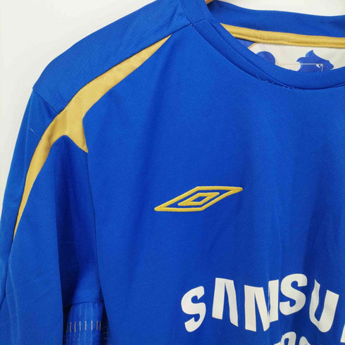 アンブロ UMBRO X-static ワッペンロゴ ロゴ刺繍 ゲームシャツ メンズ