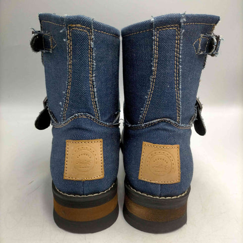 FULLGATE 岡山デニム ショートエンジニアブーツ メンズ JPN:26