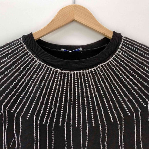 ザラ ZARA スパンコールデザインスウェット レディース import:M