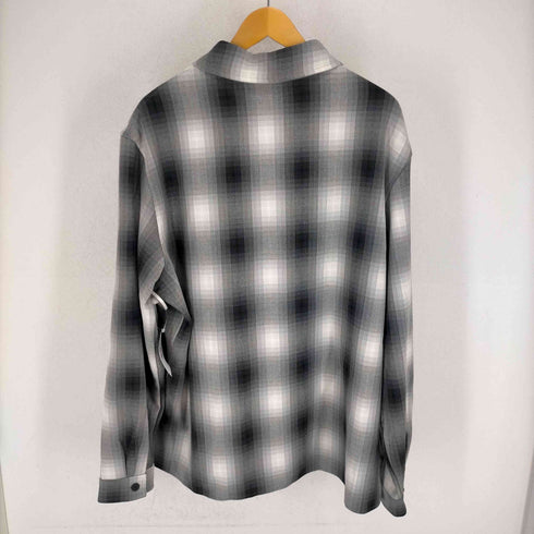 ザラ ZARA デジタルオンブレチェックシャツ メンズ import:XL