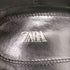 ザラ ZARA クロコ型押チェーンデザインローファー レディース JPN:37