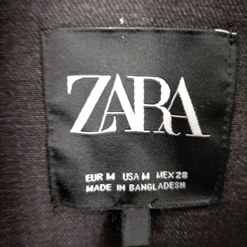 ザラ ZARA Metal Button Black Denim Jeans Jacket デニムジャケット レディース JPN:M