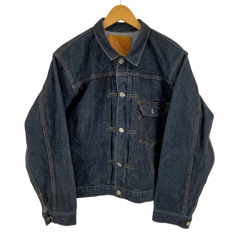 リーバイス Levis USA製 ボタン裏555刻印 バレンシア工場 506 XX 1ST デニムトラッカージャケット 濃紺 メンズ US:40