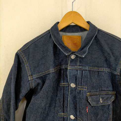 リーバイス Levis USA製 ボタン裏555刻印 バレンシア工場 506 XX 1ST デニムトラッカージャケット 濃紺 メンズ US:40