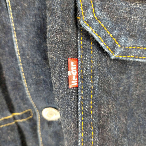 リーバイス Levis USA製 ボタン裏555刻印 バレンシア工場 506 XX 1ST デニムトラッカージャケット 濃紺 メンズ US:40
