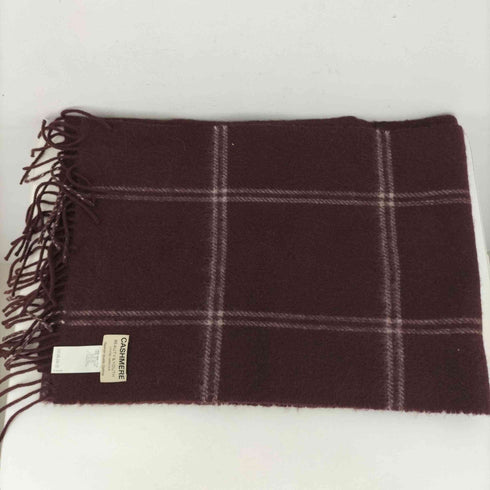 ビューティーアンドユースユナイテッドアローズ BEAUTY & YOUTH UNITED ARROWS CASHMERE カシミヤ ダブルフェイス チェック マフラー メンズ FREE