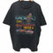 00S 前面プリント クラシックカー クルーネックTシャツ メンズ