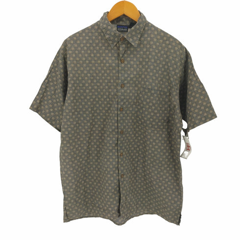 パタゴニア patagonia 00S ポルトガル製 総柄 ショートスリーブシャツ メンズ import:M