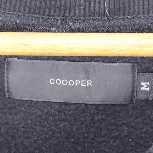 クーパー COOOPER バラ刺繍 クルーネックスウェット メンズ import:M