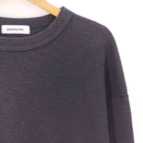 モンキータイム MONKEY TIME TC RASCHEL LONG SLEEVE T カットソー メンズ JPN:L