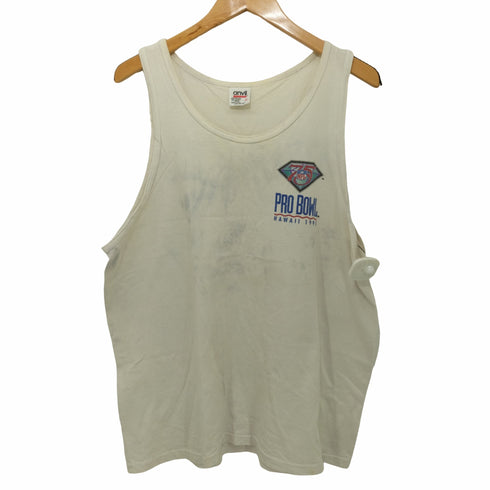 アンビル Anvil 1995 NFL75 PRO BOWL USA製 クルーネック タンクトップ メンズ import:L