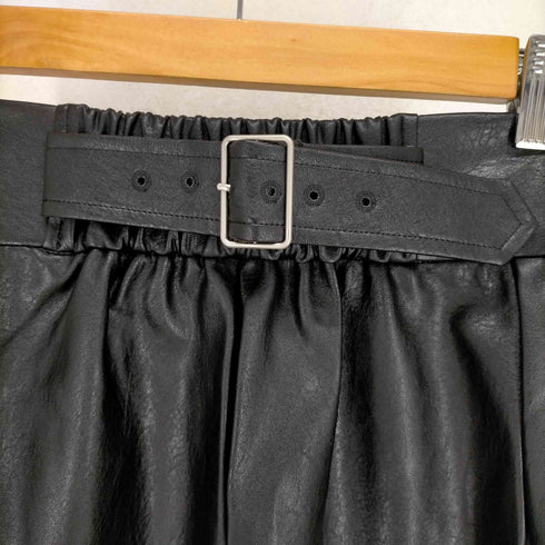 MUSUBORE diamond cutting leather SK / ダイヤカットレザースカート レディース JPN:0