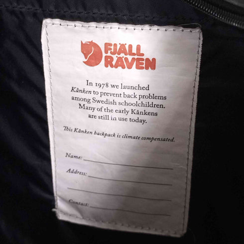 フェールラーベンカンケン FJALLRAVEN KANKEN Kanken 16L ディパック バックパック レディース
