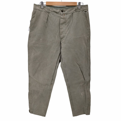 40S~ CHIC ZIPPER メタルフック 裾ジップ ボタンフライ ハンティング パンツ メンズ EUR:46-48